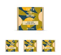 Faith In Nature, Savon Mains Naturel au Pamplemousse Faith In Nature, Vegan & Cruelty Free, Sans Parabènes & SLES, 100g (Lot de 4)