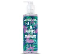 Faith In Nature, Savon Mains Naturel Lavande & Géranium Faith In Nature, Apaisante, Vegan & Cruelty Free, Sans Parabènes & SLES, 400ml