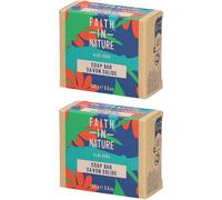 FAITH IN NATURE Savon solide Aloé vera 2x100 g