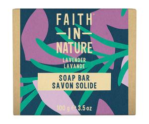 Faith In Nature Savon Solide Lavande 100g Nouvelle Formule