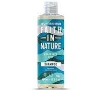 Faith in Nature Shampoing Naturel Sans Parfum, Sensible, Végan et Respectueux des Animaux, Sans Parabènes et Sans SLS, Tous Types de Cheveux, 400ml