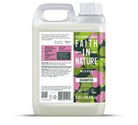 Faith In Nature Shampoing rose sauvage 2,5 L, transparent