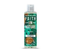 Faith In Nature Shampooing naturel à la noix de coco 300 ml, hydratant, végétalien et sans cruauté envers les animaux, sans SLS ni parabènes, pour cheveux normaux à secs