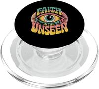 Faith in The Unseen Retro Psychédélique PopSockets PopGrip pour MagSafe
