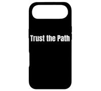 Faith Inspired Spiritual Phrase Trust The Path Tees and More Coque pour iPhone Air
