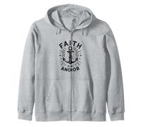Faith is My Anchor Citation chrétienne inspirante Sweat à Capuche