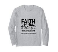Faith is When You Praise God in The Storm Faites-Lui Confiance Manche Longue