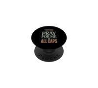 Faith Level I Still Text Prier Christian Humour PopSockets PopGrip Adhésif