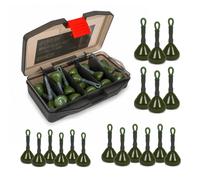 Faith Lot de 18 Plombs Arrière pour Ligne de Pêche à la Carpe - Backleads