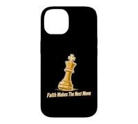 Faith Makes The Next Move Stratégie d'échecs Coque pour iPhone 14