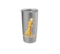 Faith Makes The Next Move Stratégie d'échecs Gobelet isotherme en acier inoxydable double paroi