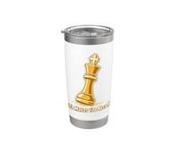 Faith Makes The Next Move Stratégie d'échecs Gobelet isotherme en acier inoxydable double paroi