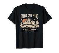 Faith Mountain Chrétienne Spiritual Nature Randonnée Femme T-Shirt