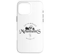 Faith Moves Mountains Faith Can Move Mountains Matthew 17 20 Coque pour iPhone 16 Pro Max