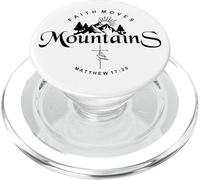 Faith Moves Mountains Faith Can Move Mountains Matthew 17 20 PopSockets PopGrip pour MagSafe