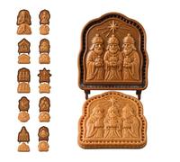 Faith & Nativity Christmas Mini Pie Mold Collection, Reusable (#C)