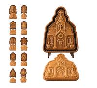 Faith & Nativity Christmas Mini Pie Mold Collection, Reusable (#E)
