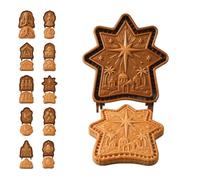 Faith & Nativity Christmas Mini Pie Mold Collection, Reusable (#H)
