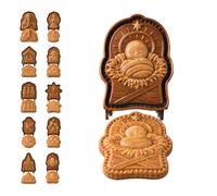 Faith & Nativity Christmas Mini Pie Mold Collection, Reusable (#J)