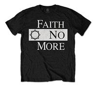 Faith No More Fnmts02mb03 T-Shirt, Noir, L Mixte