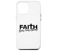 Faith Over Fear Always | Trust God Christian Citation | Jésus Coque pour iPhone 12 Pro Max