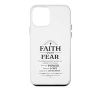 Faith Over Fear Christian Bible Verse 2 Timothée 1:7 Coque pour iPhone 12 Mini