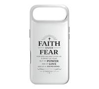 Faith Over Fear Christian Bible Verse 2 Timothée 1:7 Coque pour iPhone Air