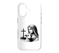 Faith Over Fear Christian Lamb Vintage Influenced Coque pour iPhone 17