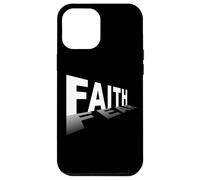 Faith Over Fear - Christian Minimal Text Graphic (Black) Coque pour iPhone 12 Pro Max