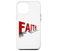 Faith Over Fear - Christian Minimal Text Graphic (White) Coque pour iPhone 12 Pro Max