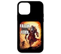 Faith Over Fear - David Goliath Epic Bible Comic Graphic Coque pour iPhone 12 Mini
