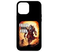 Faith Over Fear - David Goliath Epic Bible Comic Graphic Coque pour iPhone 12 Pro Max