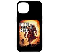 Faith Over Fear - David Goliath Epic Bible Comic Graphic Coque pour iPhone 13