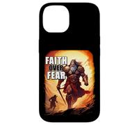 Faith Over Fear - David Goliath Epic Bible Comic Graphic Coque pour iPhone 14