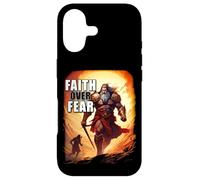 Faith Over Fear - David Goliath Epic Bible Comic Graphic Coque pour iPhone 17