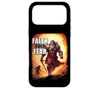Faith Over Fear - David Goliath Epic Bible Comic Graphic Coque pour iPhone 17 Pro Max