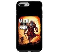 Faith Over Fear - David Goliath Epic Bible Comic Graphic Coque pour iPhone 7 Plus/8 Plus