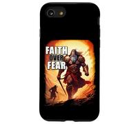 Faith Over Fear - David Goliath Epic Bible Comic Graphic Coque pour iPhone SE (2020) / 7/8