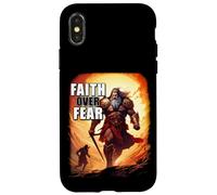 Faith Over Fear - David Goliath Epic Bible Comic Graphic Coque pour iPhone X/XS