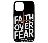 Faith Over Fear Psalms 118 6 The Lord Is On My Side Chrétien Coque pour iPhone 14