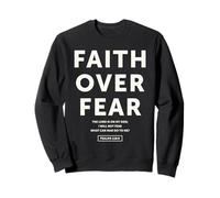 Faith Over Fear Psaume 118:6 Christian Sweatshirt