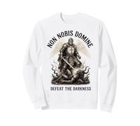 Faith Over Fear Templier Knight Sword Defeat Darkness Armor Sweatshirt
