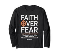 Faith Over Fear The Lord Is On My Side PSALMS 118 6 Chrétien Manche Longue