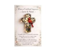 Faith Pocket Card, Motivational Mini Keepsake, Prayer Hug with Positive Message, Tiny Belief Reminder with Compact Size, Encouragement Card with Charming Design, Mini Gift for Travel Commuting