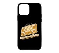 Faith Reboot My Day Christian Keyboard Coque pour iPhone 12 Mini