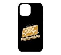 Faith Reboot My Day Christian Keyboard Coque pour iPhone 12 Pro Max