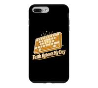 Faith Reboot My Day Christian Keyboard Coque pour iPhone 7 Plus/8 Plus