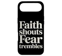 Faith Shouts Fear Trembles Force d'inspiration - Coque pour iPhone Air