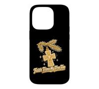 Faith Taille Mon Sapin pour Noël chrétien Coque pour iPhone 14 Pro
