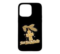 Faith Taille Mon Sapin pour Noël chrétien Coque pour iPhone 15 Pro Max